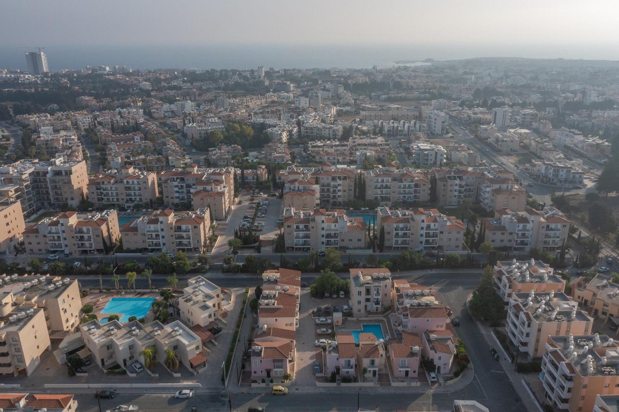 Ferienwohnung Limnos Gardens Paphos Exterior foto