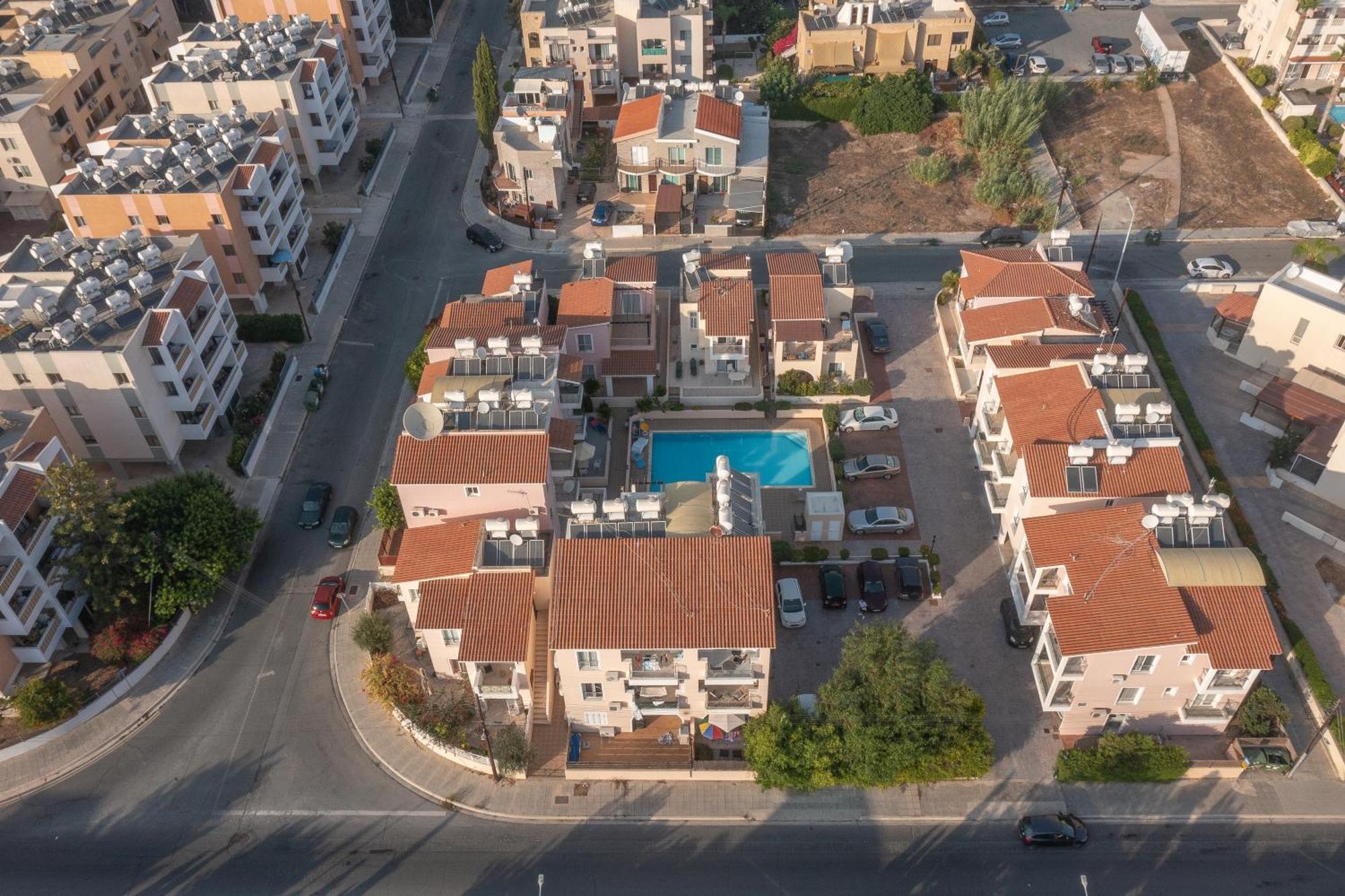 Ferienwohnung Limnos Gardens Paphos Exterior foto